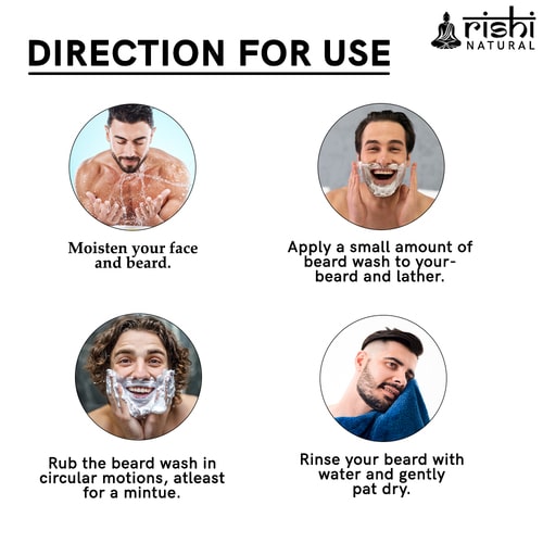 How to use Rishi Natural Anti Grey Beard Wash