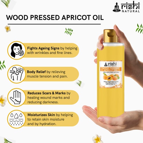 Benefits of using Rishi Natural Wood Pressed Apricot Oil