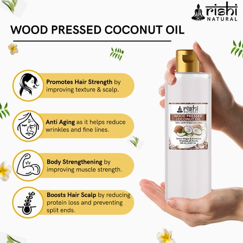 Benefits of using Rishi Natural Wood Pressed Coconut Oil