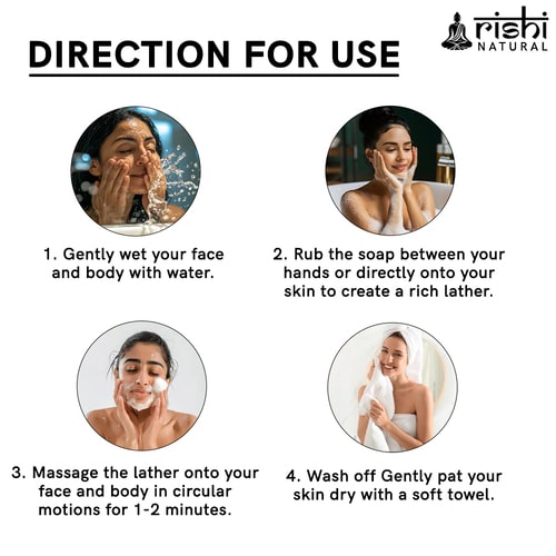 how to use Rishi natural Dark Spot removal soap