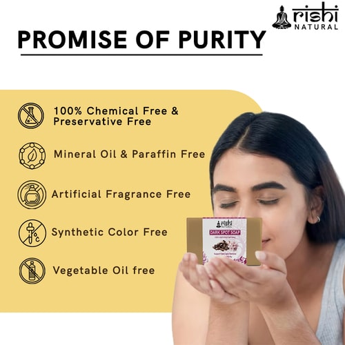 Promise of purity Rishi natural Dark Spot removal soap