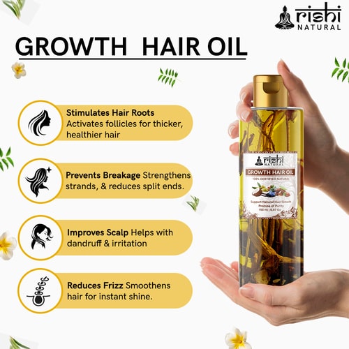 benefits of using Rishi Natural Growth Hair Oil