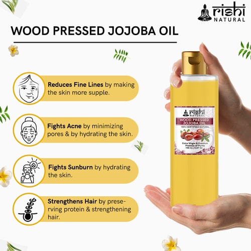 benefits of using Rishi natural Wood-Pressed Jojoba Oil