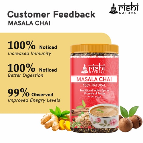 customer reviews about Rishi Natural Masala Chai