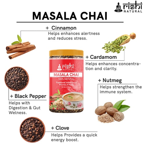 Ingredient used in Rishi Natural Masala Chai