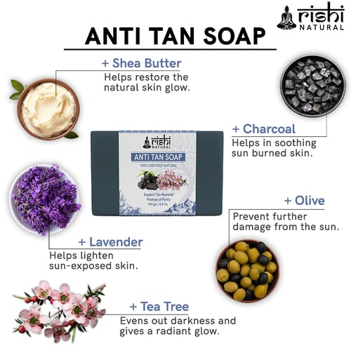 Ingredient used in Rishi natural Anti Tan Soap