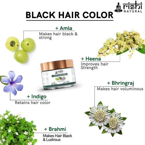 Ingredients used in Rishi Natural Black Hair Color 