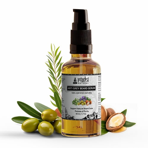 Rishi Natural Anti Grey Beard Serum Oil